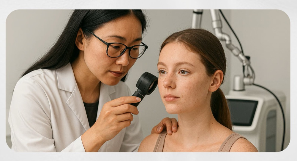 Skin analysis consultation